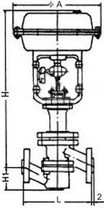 ZJHPF46气动薄膜衬氟调节阀(图3)