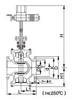 Y945H电动双阀座蒸汽减压阀(图2)