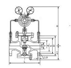YK43X气体减压阀(图2)
